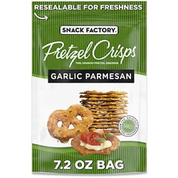 Snack Factory Garlic Parmesan Pretzel Crisps - 7.2 Oz
