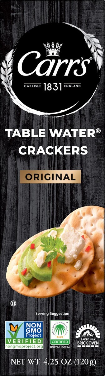 slide 7 of 11, Carrs Table Water Crackers Original Baked Snack Crackers - 4.25 Oz, 4.25 oz