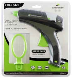Surebonder Standard Dual Temp Gun & 12 Stick Kit