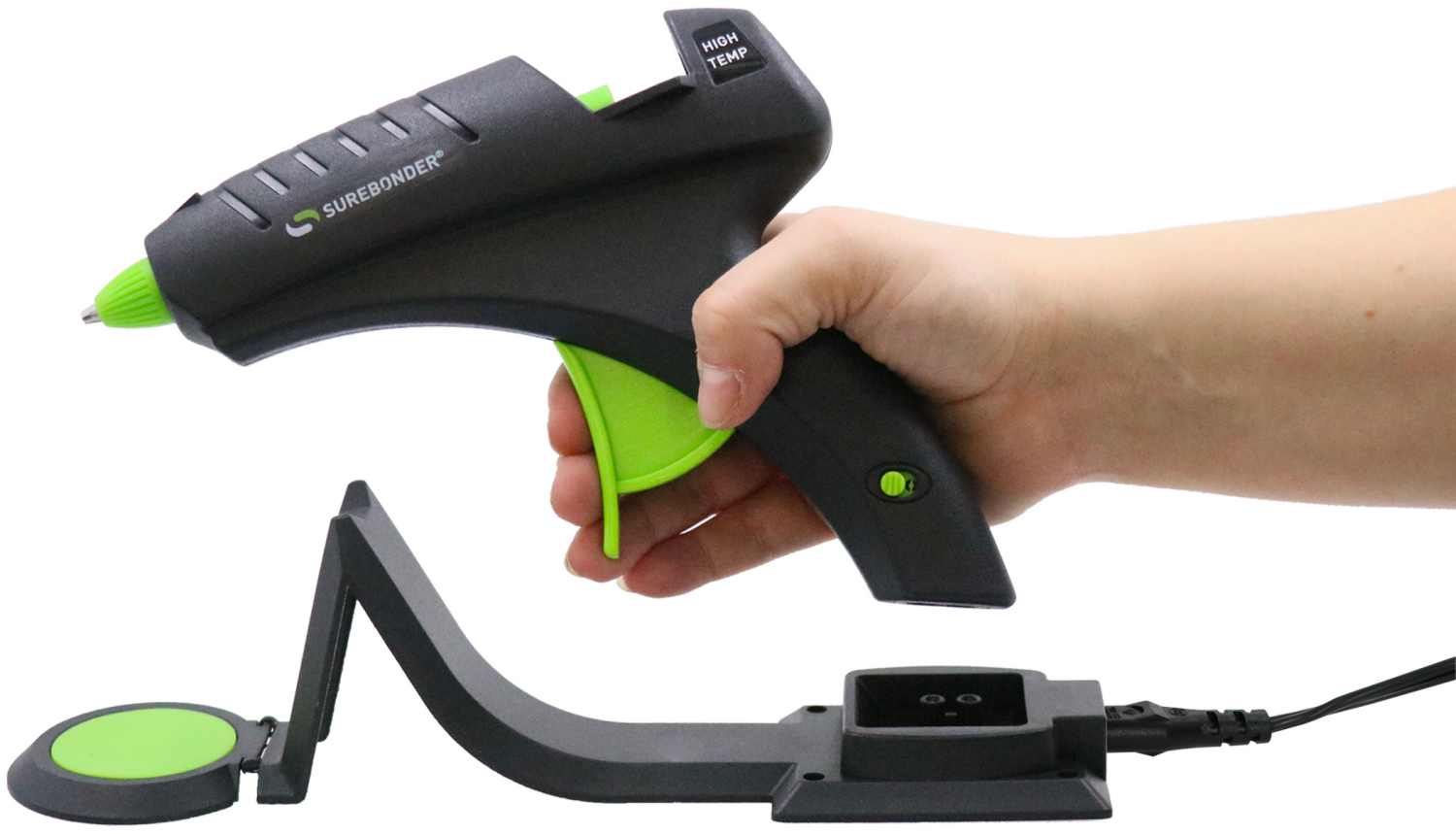 slide 2 of 2, Surebonder Glue Gun Cordless High Temp Standard, 60 watt