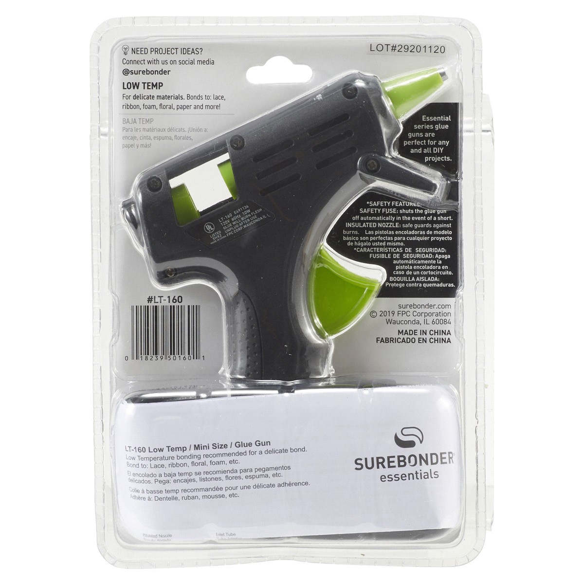 slide 2 of 2, SureBonder Glue Gun Low Temp Mini, 1 ct