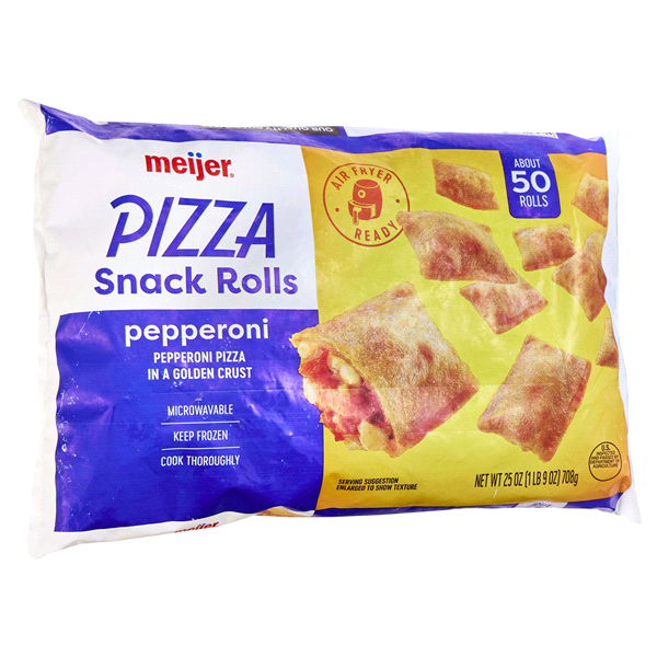 slide 18 of 21, Meijer Pepperoni Pizza Snack Rolls, 50 ct; 20 oz