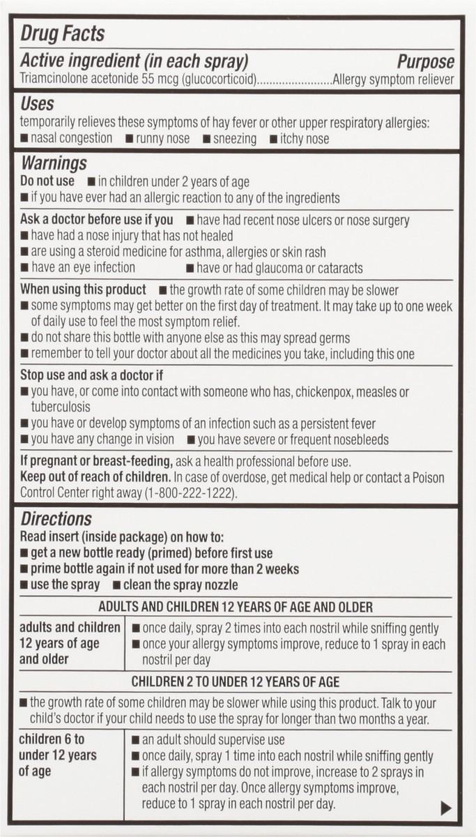 slide 2 of 9, TopCare Health 55 mcg Multi-Symptom Original Prescription Strength Nasal Allergy Spray 0.57 fl oz, 0.57 fl oz