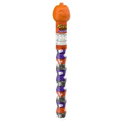 Reese's Miniatures Milk Chocolate Peanut Butter Cups, Halloween Candy Plastic Cane, 2.17 oz