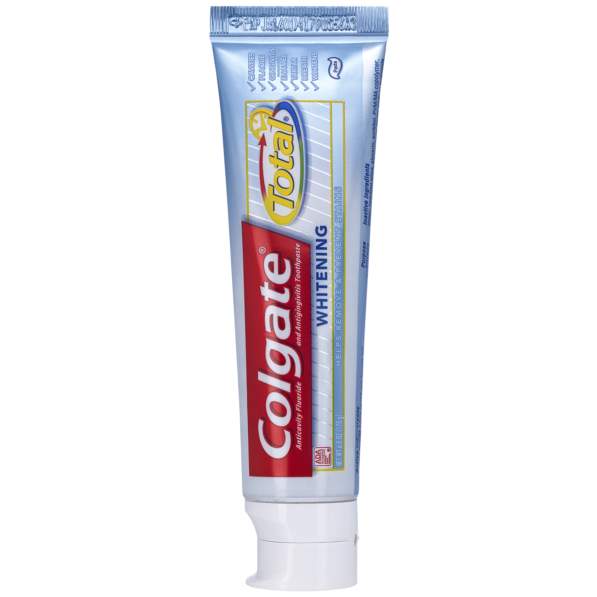 slide 2 of 3, Colgate Whitening Total Plus Toothpaste, 6 oz