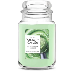 Yankee Candle Large Jar Green Apple Sorbet 22 Oz.