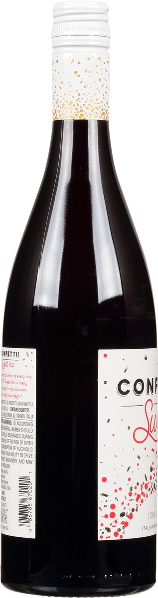 slide 5 of 7, CONFETTI! Sweet Red, 750ml, 750 ml