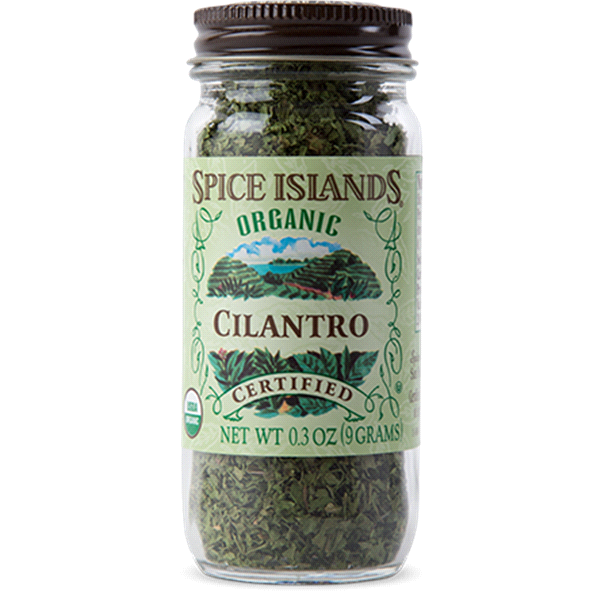 slide 1 of 1, Spice Islands Organic Cilantro., 3 oz