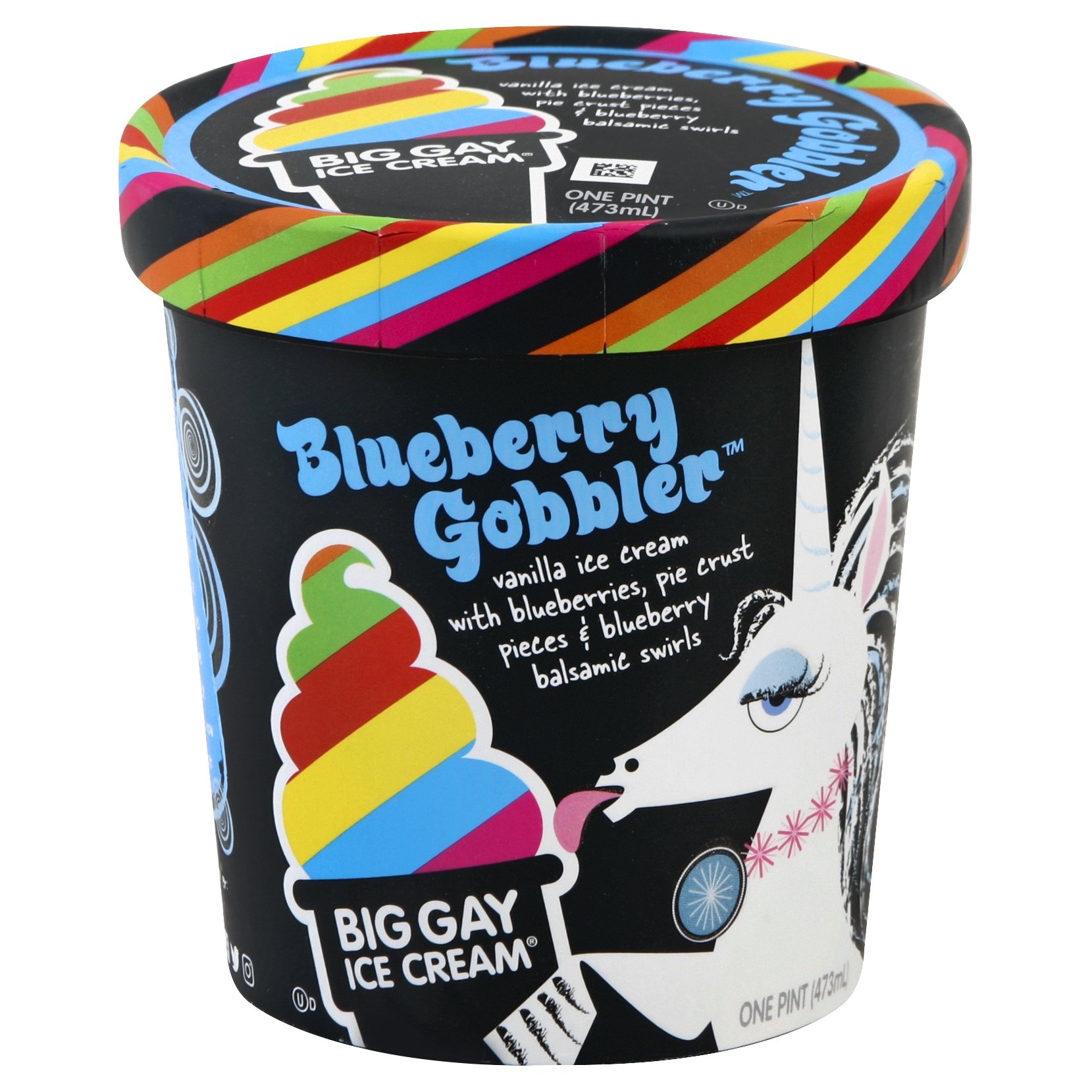 slide 1 of 3, Big Gay Ice Cream Blueberry Gobbler, 1 pint