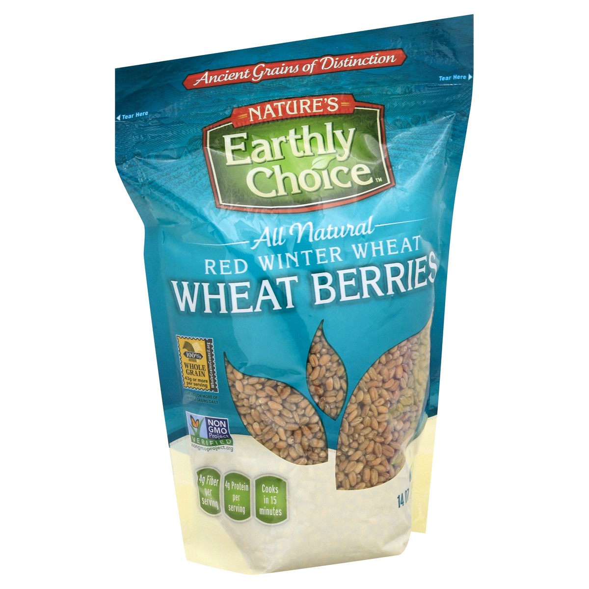 slide 2 of 9, Nature's Earthly Choice All Natural Red Winter Wheat Wheat Berries 14 oz, 14 oz