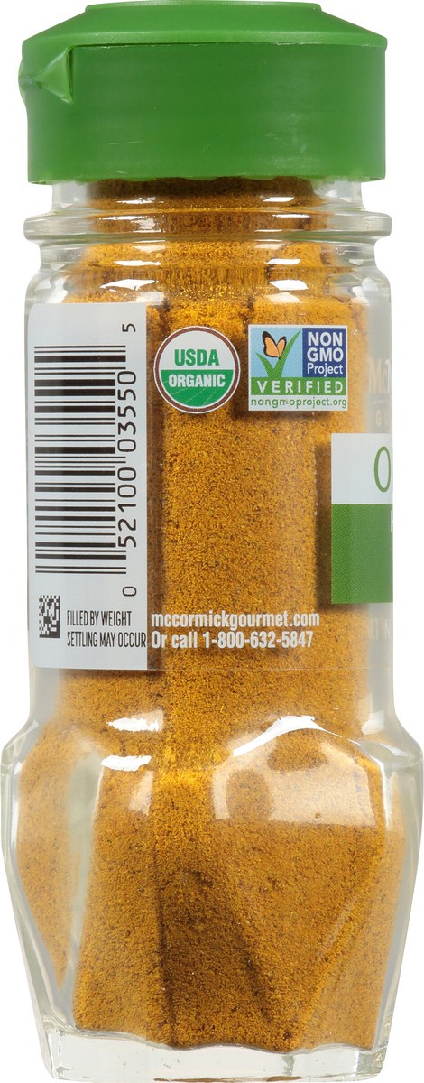 slide 4 of 7, McCormick Gourmet Organic Hot Madras Curry Powder, 1.37 oz, 1.37 oz