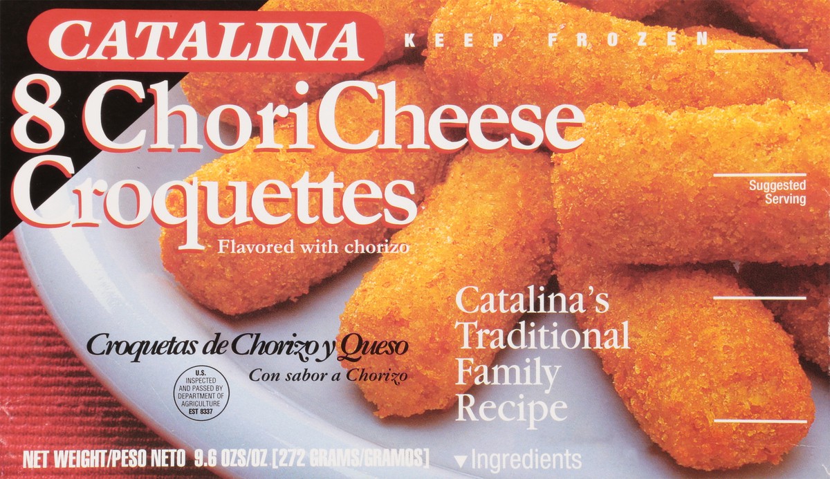 slide 7 of 12, Catalina Chori Cheese Croquettes 8 ea, 8 ct