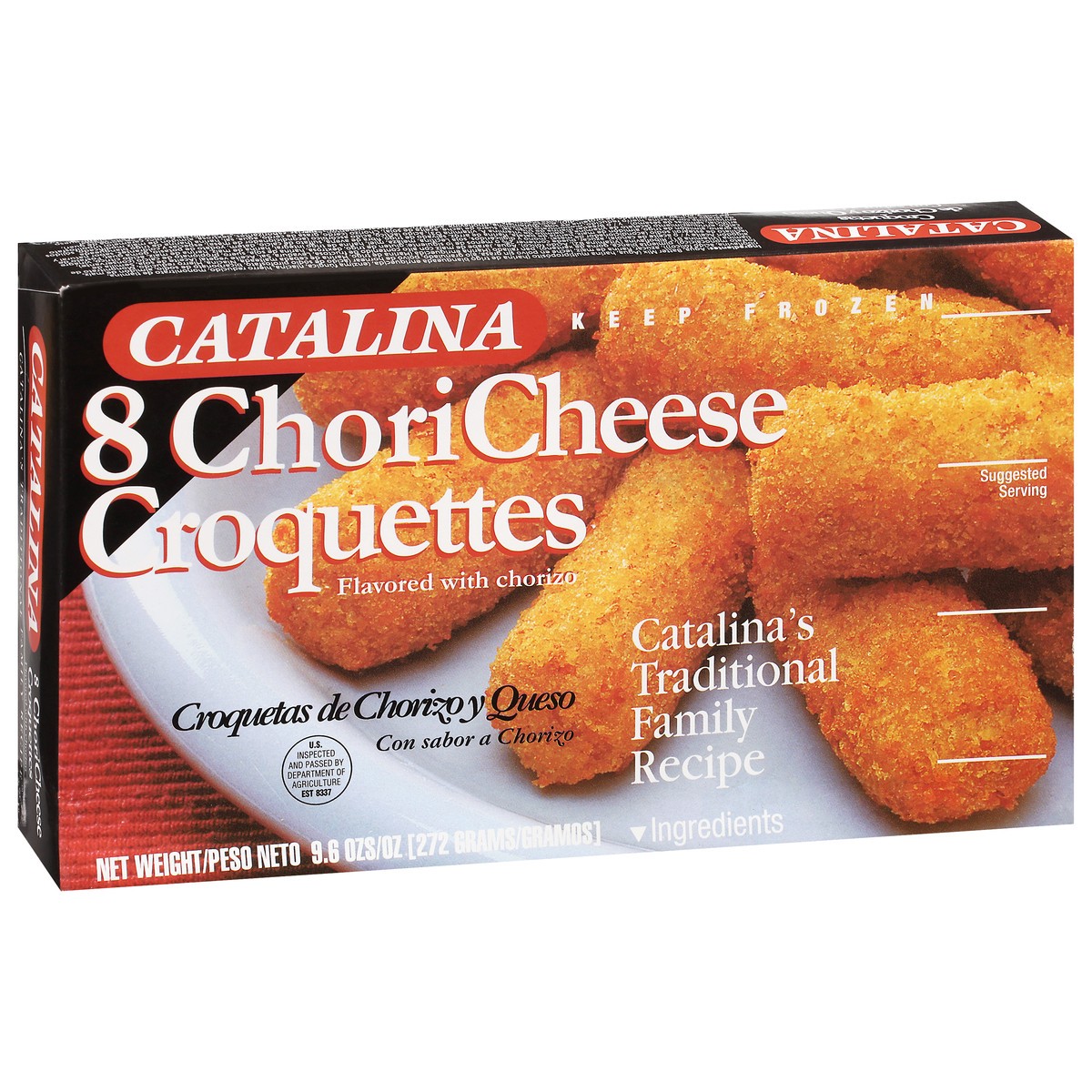 slide 3 of 12, Catalina Chori Cheese Croquettes 8 ea, 8 ct