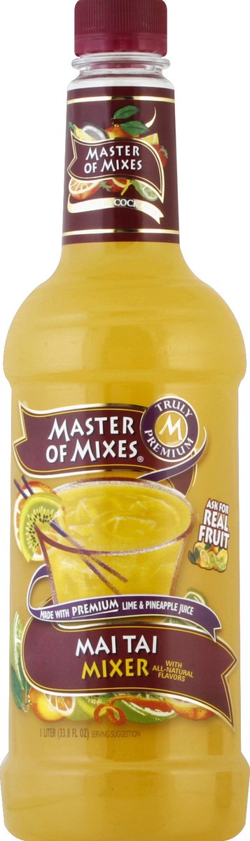 slide 2 of 3, Master of Mixes American Beverage Marketers Master Of Mixes Mai Tai Mixer, 33.8 fl oz