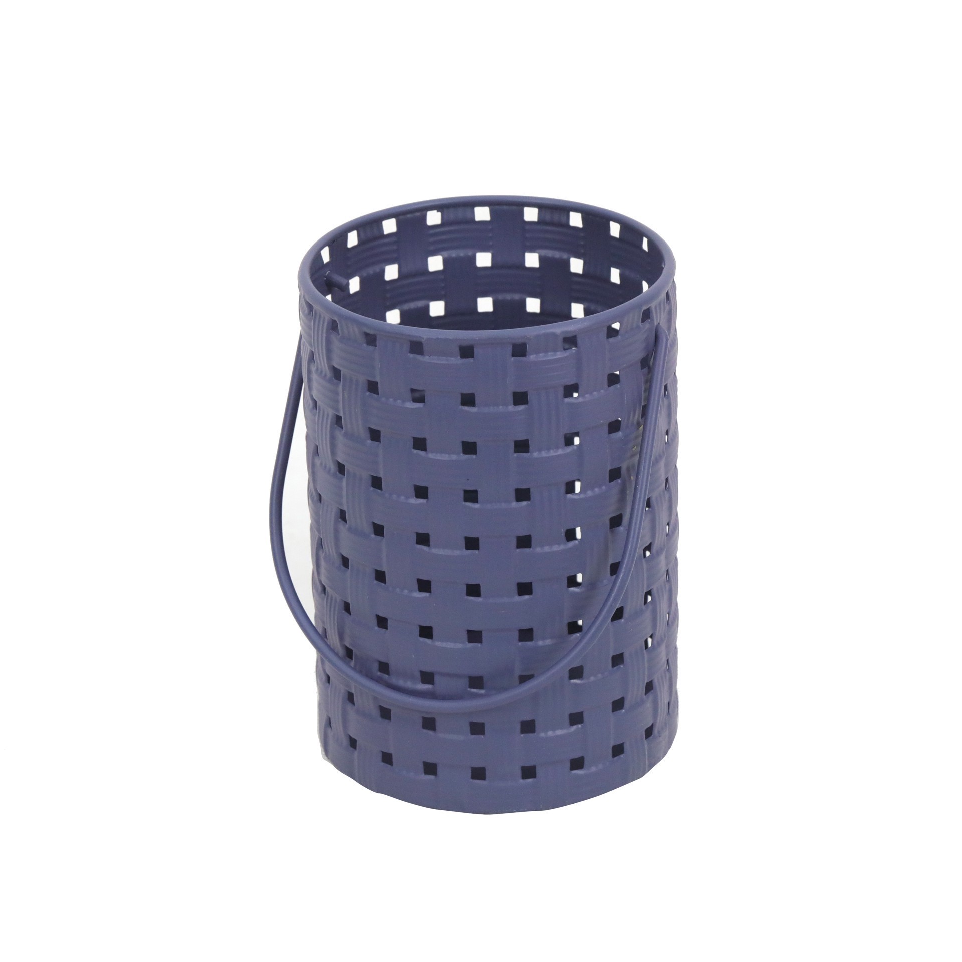 slide 2 of 2, 5.75" Blue Decorative Metal Bucket By Ashland, 4.75 in x 4.25 in x 5.75 in