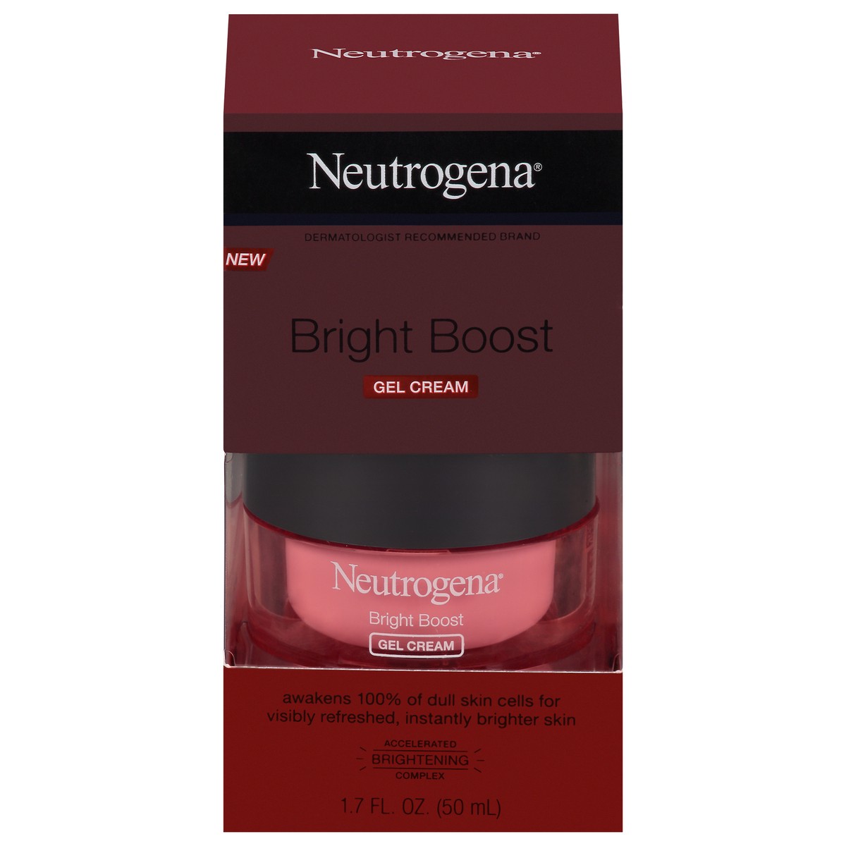 slide 4 of 4, Neutrogena Bright Boost Gel Cream, 1.7 fl oz