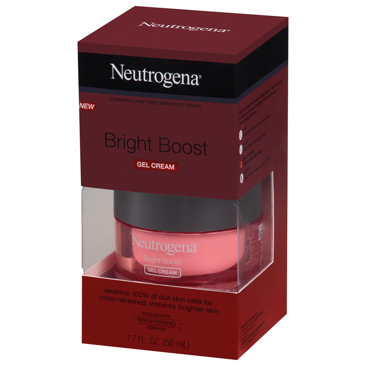 slide 2 of 4, Neutrogena Bright Boost Gel Cream, 1.7 fl oz