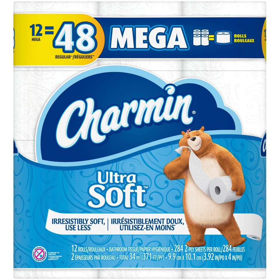 slide 2 of 4, Charmin Ultra Strong Toilet Paper, 12 ct