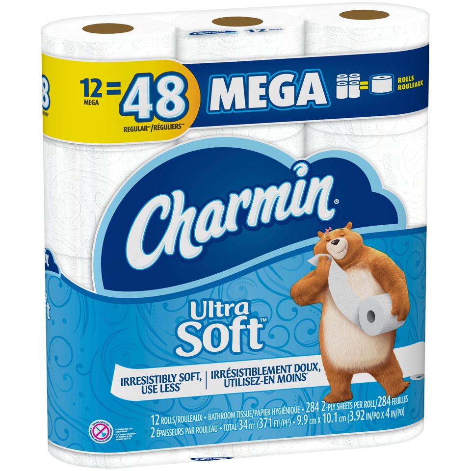 slide 3 of 4, Charmin Ultra Strong Toilet Paper, 12 ct