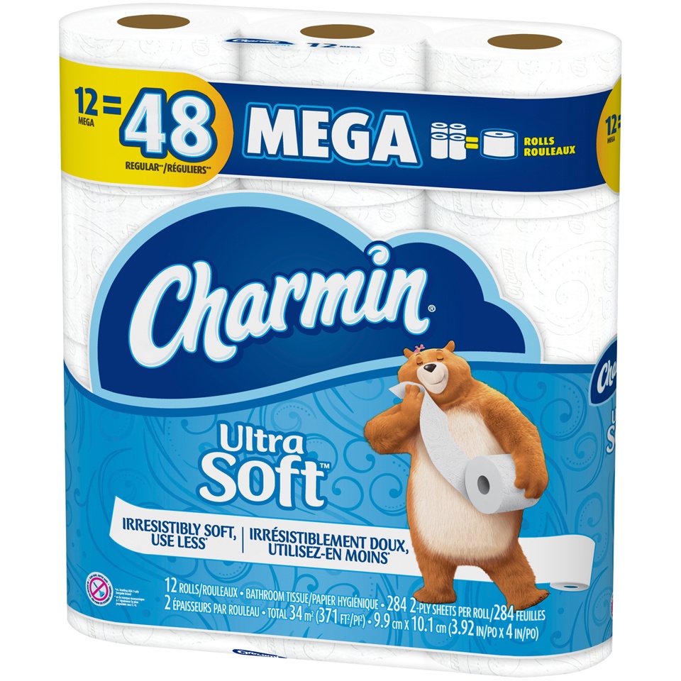 slide 4 of 4, Charmin Ultra Strong Toilet Paper, 12 ct