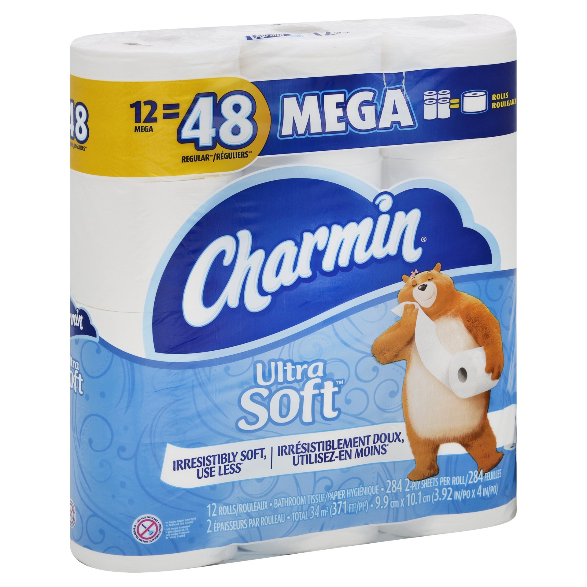 slide 1 of 4, Charmin Ultra Strong Toilet Paper, 12 ct