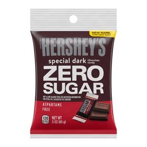 slide 1 of 1, Hershey's Dark Chocolate Candy Sugar Free, 3.2 oz