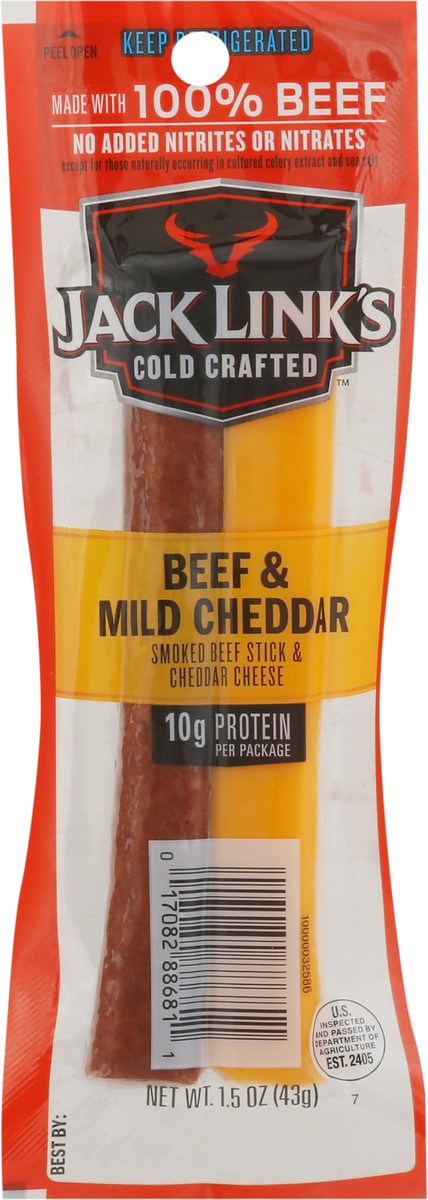slide 8 of 14, Jack Link's Original and Cheddar Beef Refrigerated Combo, 1.50 ounce, 1.5 oz