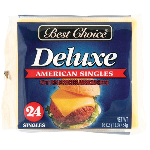 slide 1 of 5, Best Choice Deluxe American Slices, 16 oz