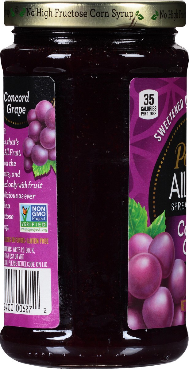 slide 2 of 7, Polaner All Fruit Gluten Free Concord Grape Spreadable Fruit, Grape Fruit Spread, 15.25 OZ, 15.25 oz