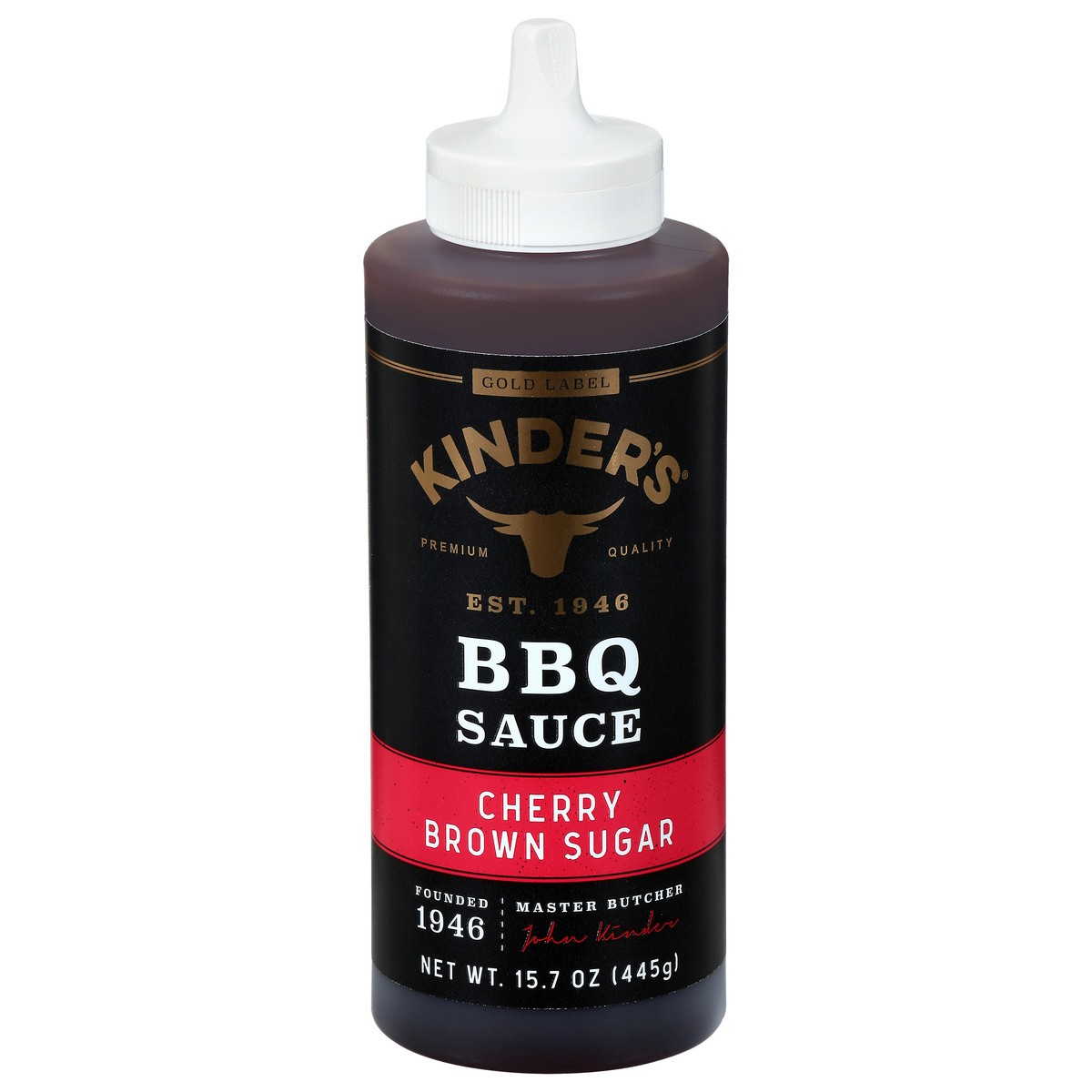 slide 1 of 15, Kinder's Cherry Brown Sugar BBQ Sauce 15.7 oz, 15.7 oz