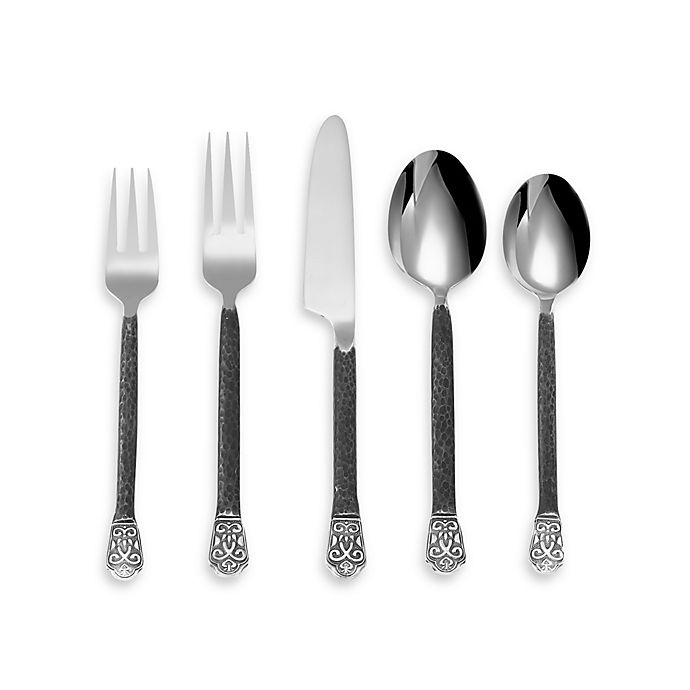 slide 1 of 1, Gourmet Settings Avalon Flatware Set, 20 ct