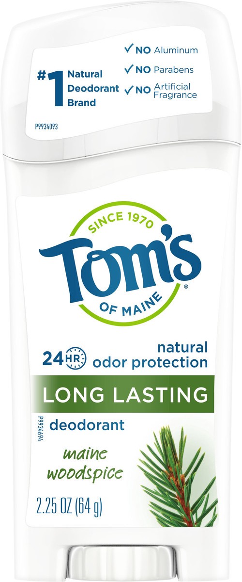 slide 3 of 5, Tom's of Maine Long-Lasting Aluminum-Free Natural Deodorant for Women, Maine Woodspice, 2.25 oz, 2.25 oz