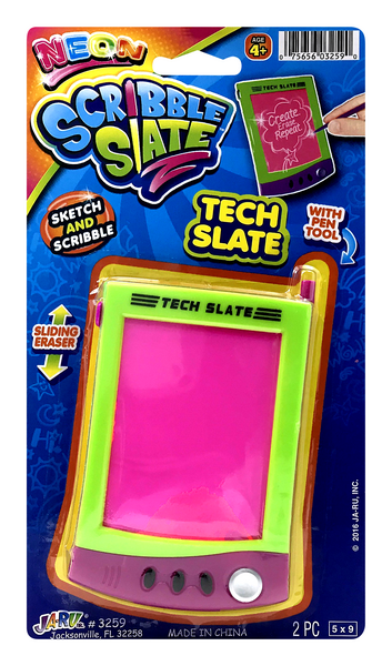 slide 1 of 1, Ja-Ru Inc Ja-Ru Neon Scribble Slate Teach Slate, 1 ct
