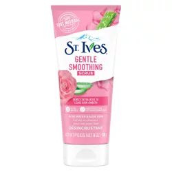 St Ives Rose And Aloe Gentle Smoothing Face Scrub - 6 Oz