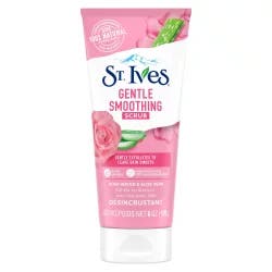 St Ives Rose And Aloe Gentle Smoothing Face Scrub - 6 Oz