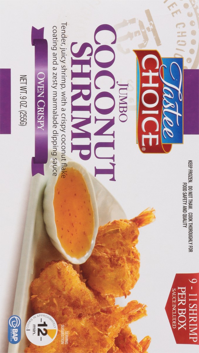 slide 12 of 17, Tastee Choice Oven Crispy Coconut Shrimp Jumbo 9 oz, 9 oz