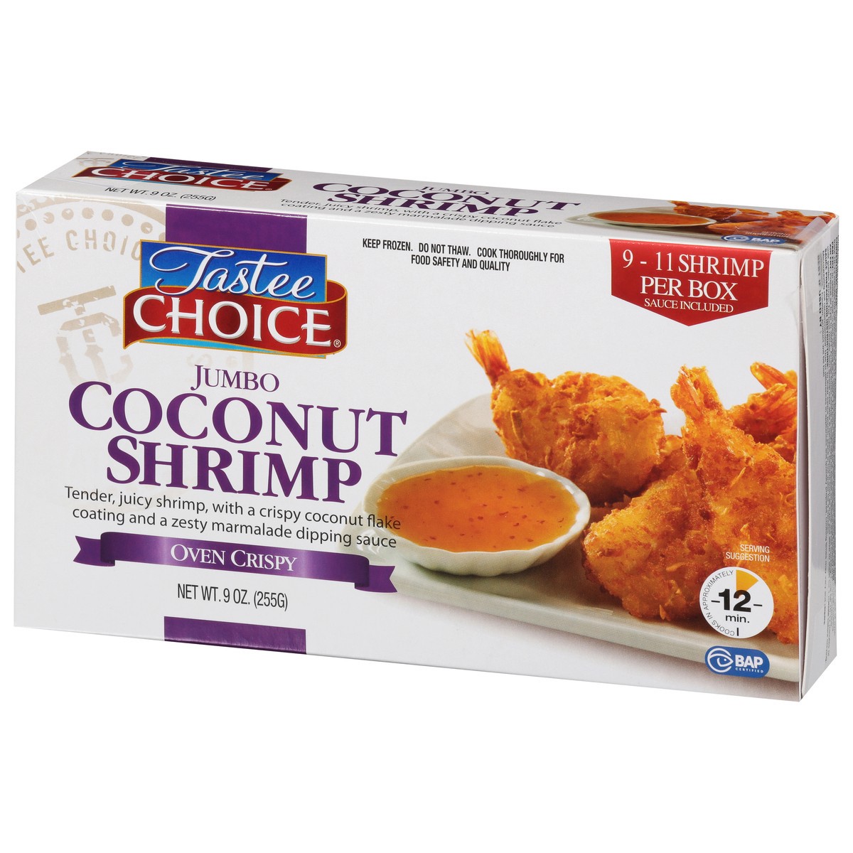 slide 7 of 17, Tastee Choice Oven Crispy Coconut Shrimp Jumbo 9 oz, 9 oz