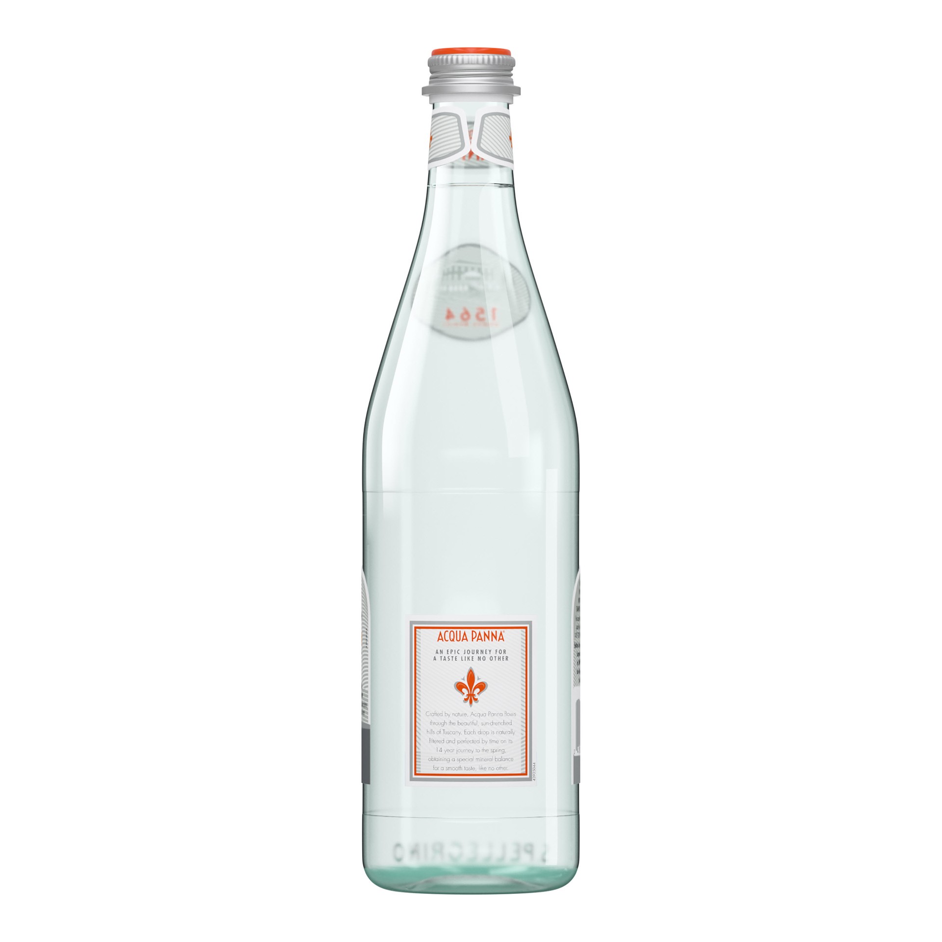 slide 2 of 6, Acqua Panna Natural Spring Water, 25.3 fl oz glass water bottle (12 pack) - 303.60 oz, 303.60 oz