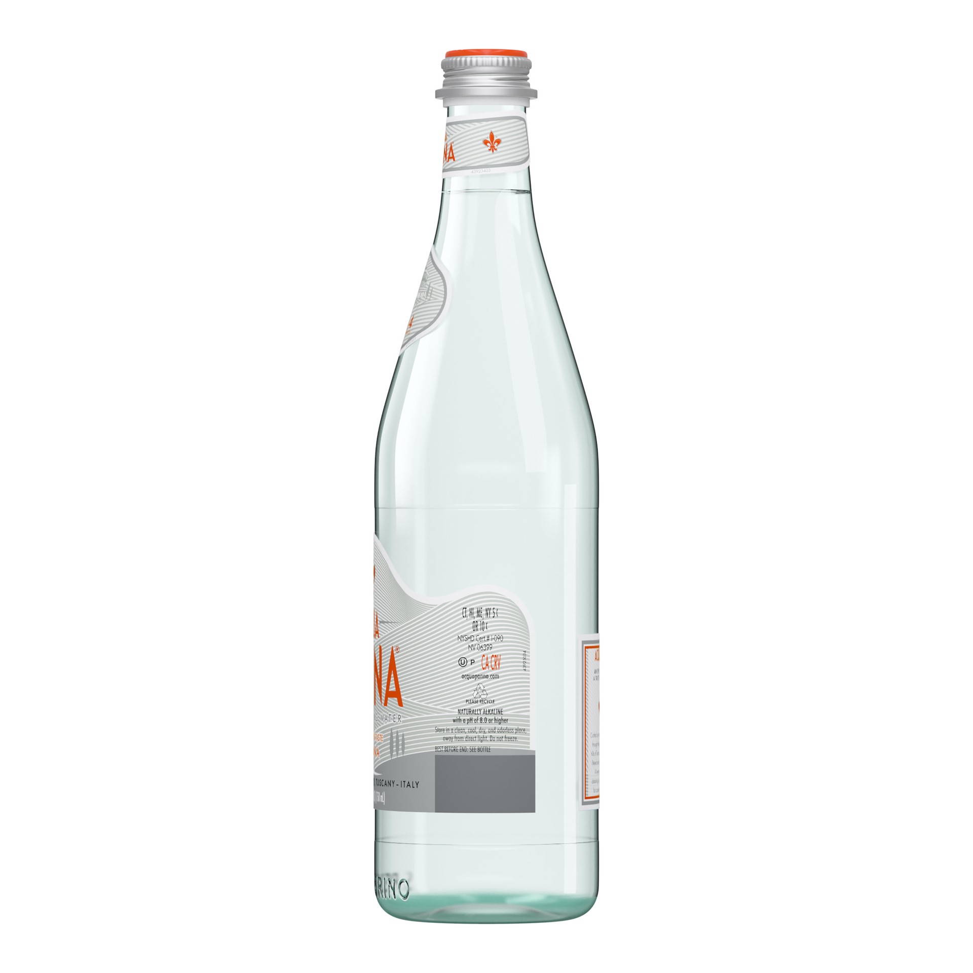 slide 3 of 6, Acqua Panna Natural Spring Water, 25.3 fl oz glass water bottle (12 pack) - 303.60 oz, 303.60 oz