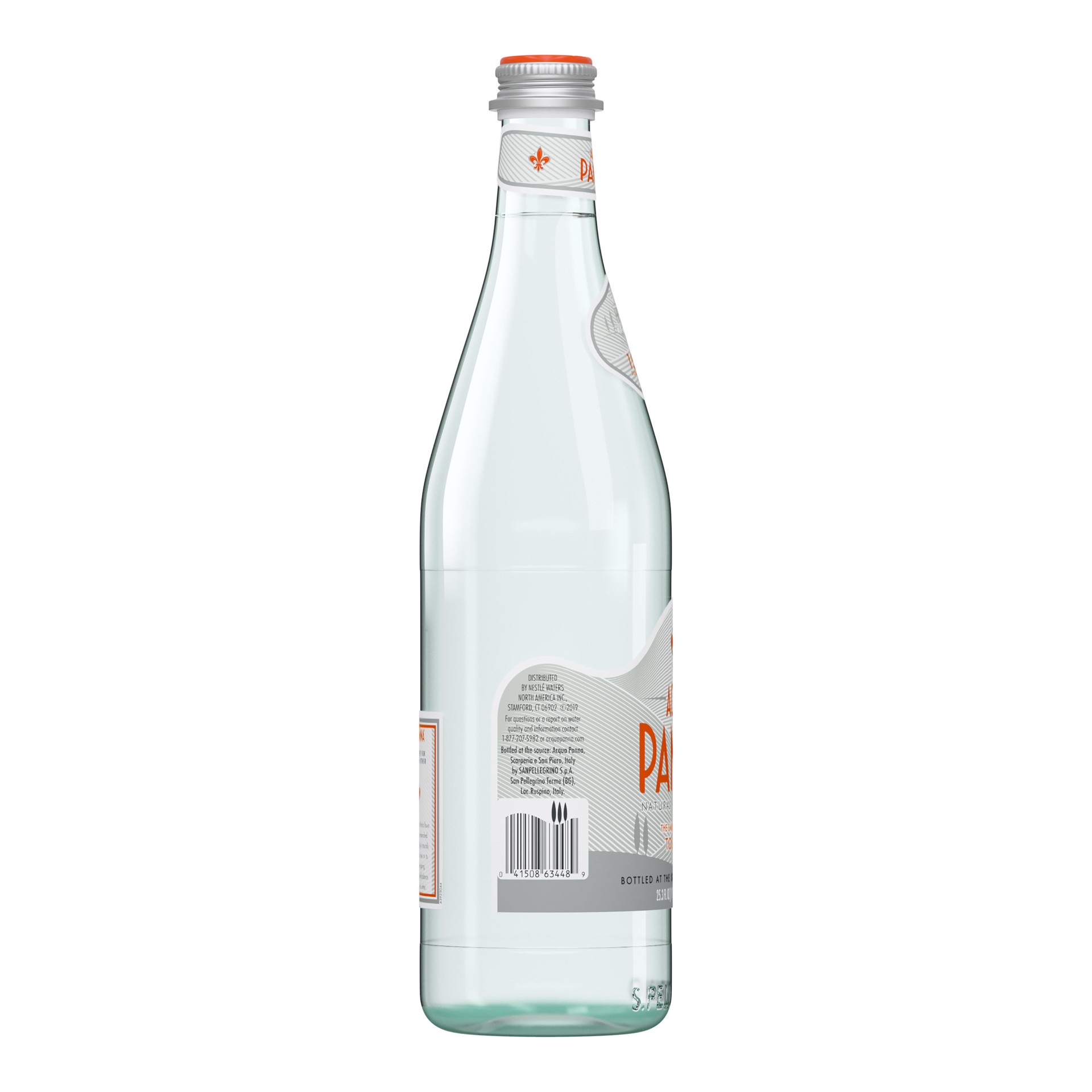 slide 4 of 6, Acqua Panna Natural Spring Water, 25.3 fl oz glass water bottle (12 pack) - 303.60 oz, 303.60 oz