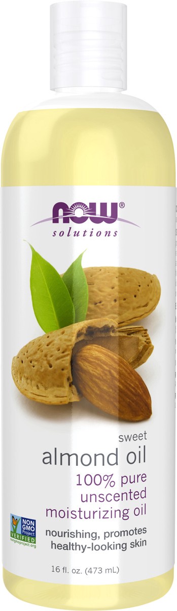 slide 3 of 4, NOW Solutions Sweet Almond Oil - 16 fl. oz., 16 fl oz