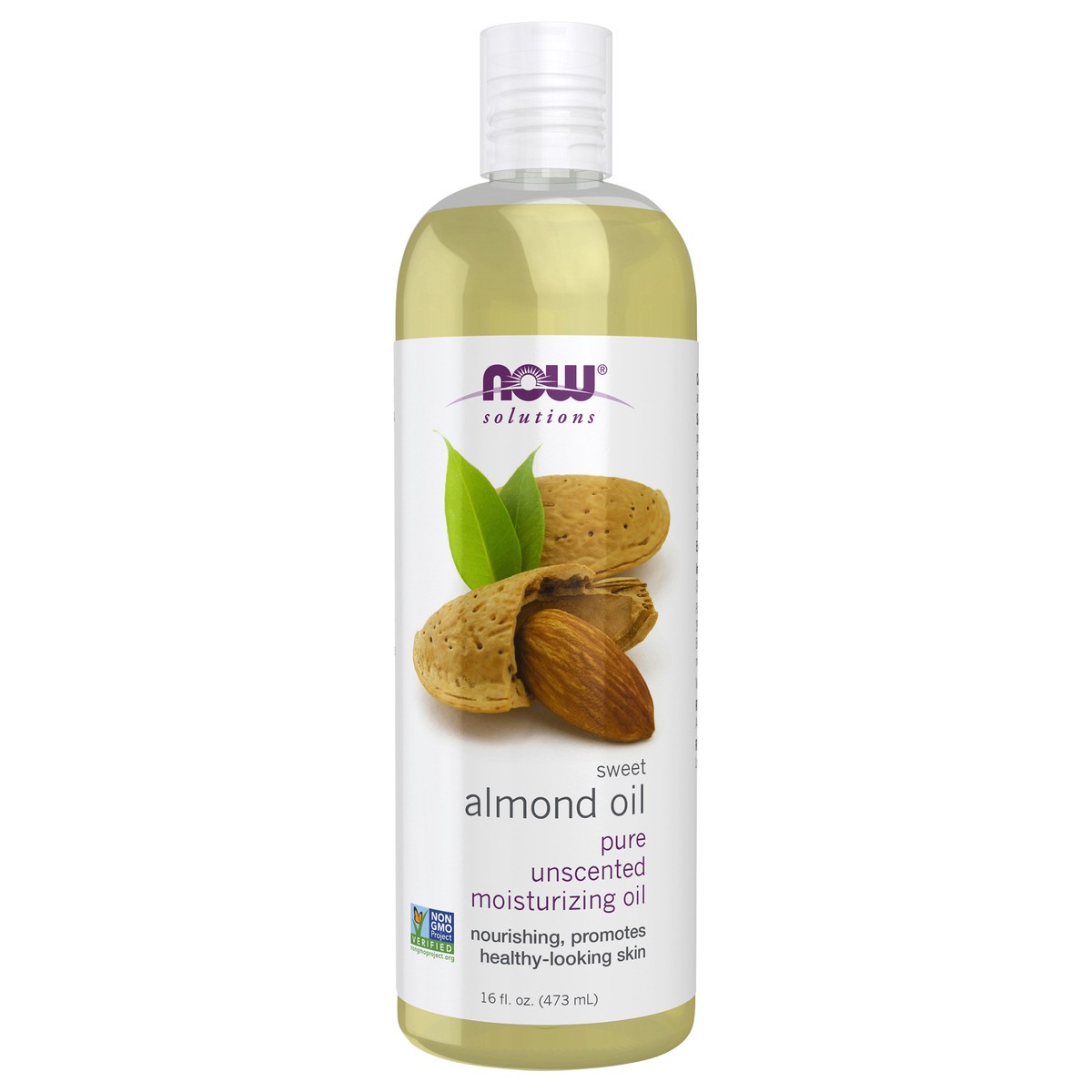 slide 1 of 4, NOW Sweet Almond Oil - 16 fl. oz., 16 fl oz