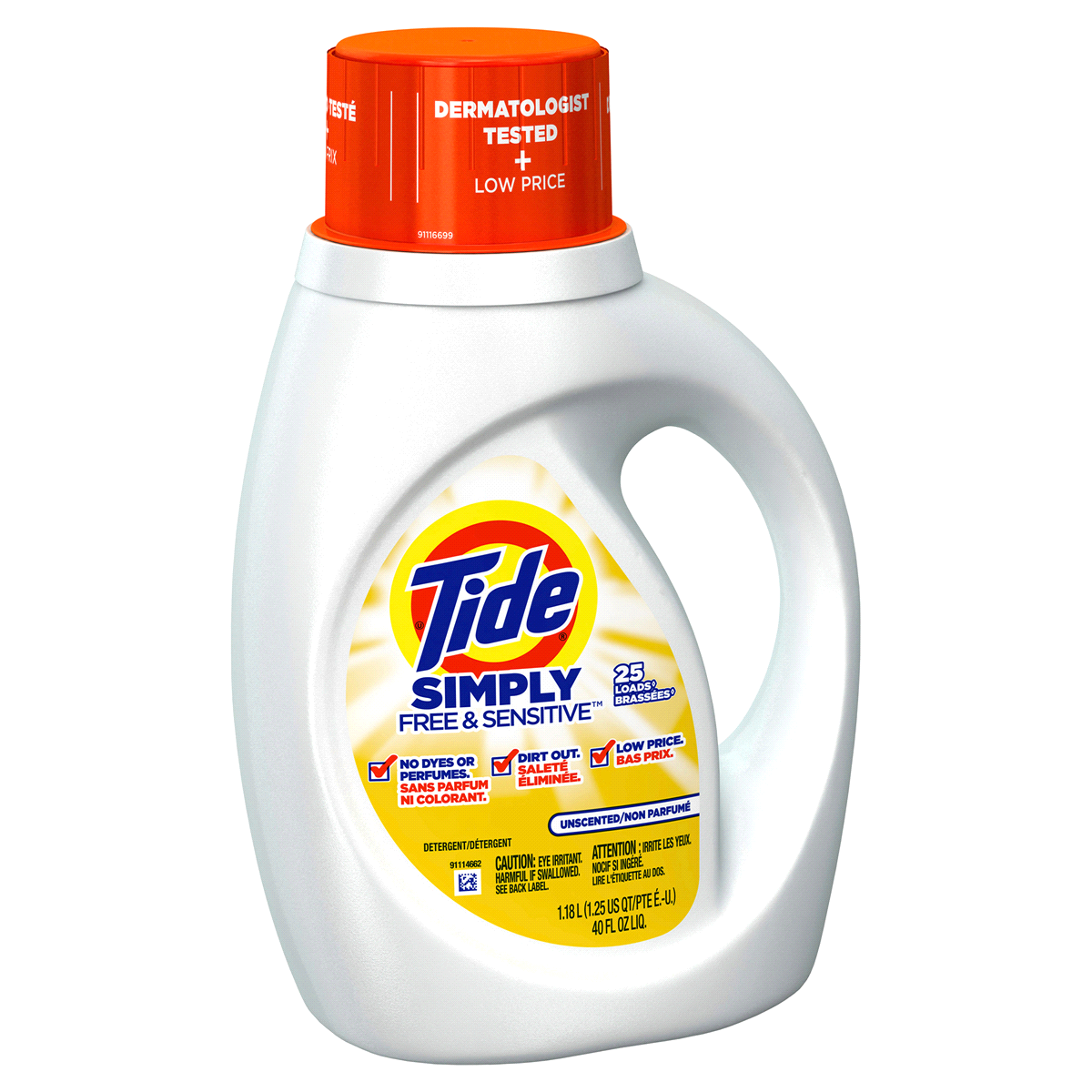 slide 2 of 3, Tide Detergent 1.18 lt, 1.18 liter