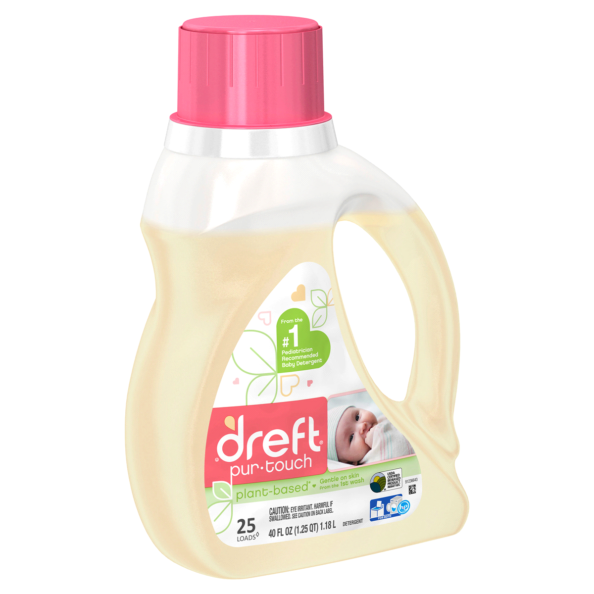 slide 2 of 3, Dreft Purtouch Detergent, 40 fl oz