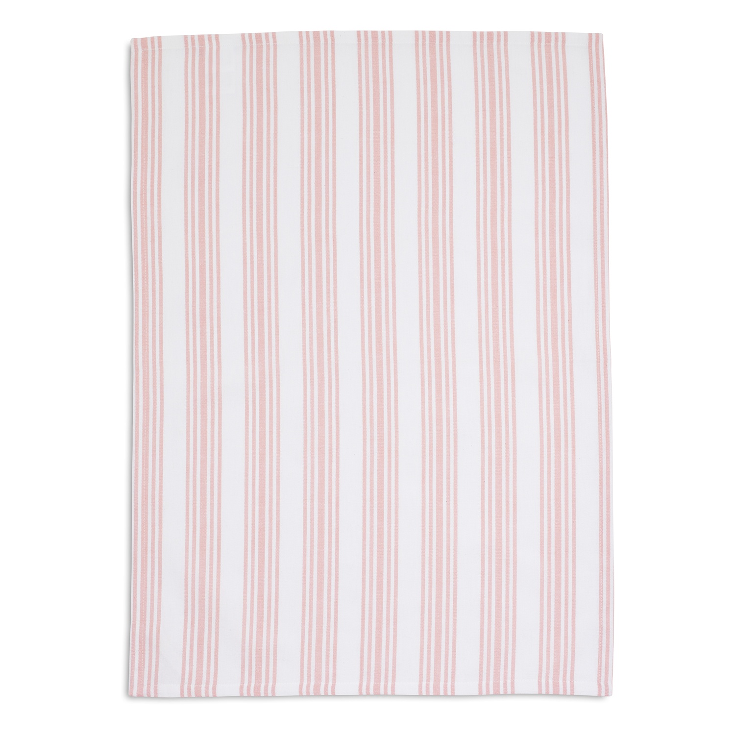 slide 1 of 1, Sur La Table Pink Striped Kitchen Towel, 28 in x 20 in