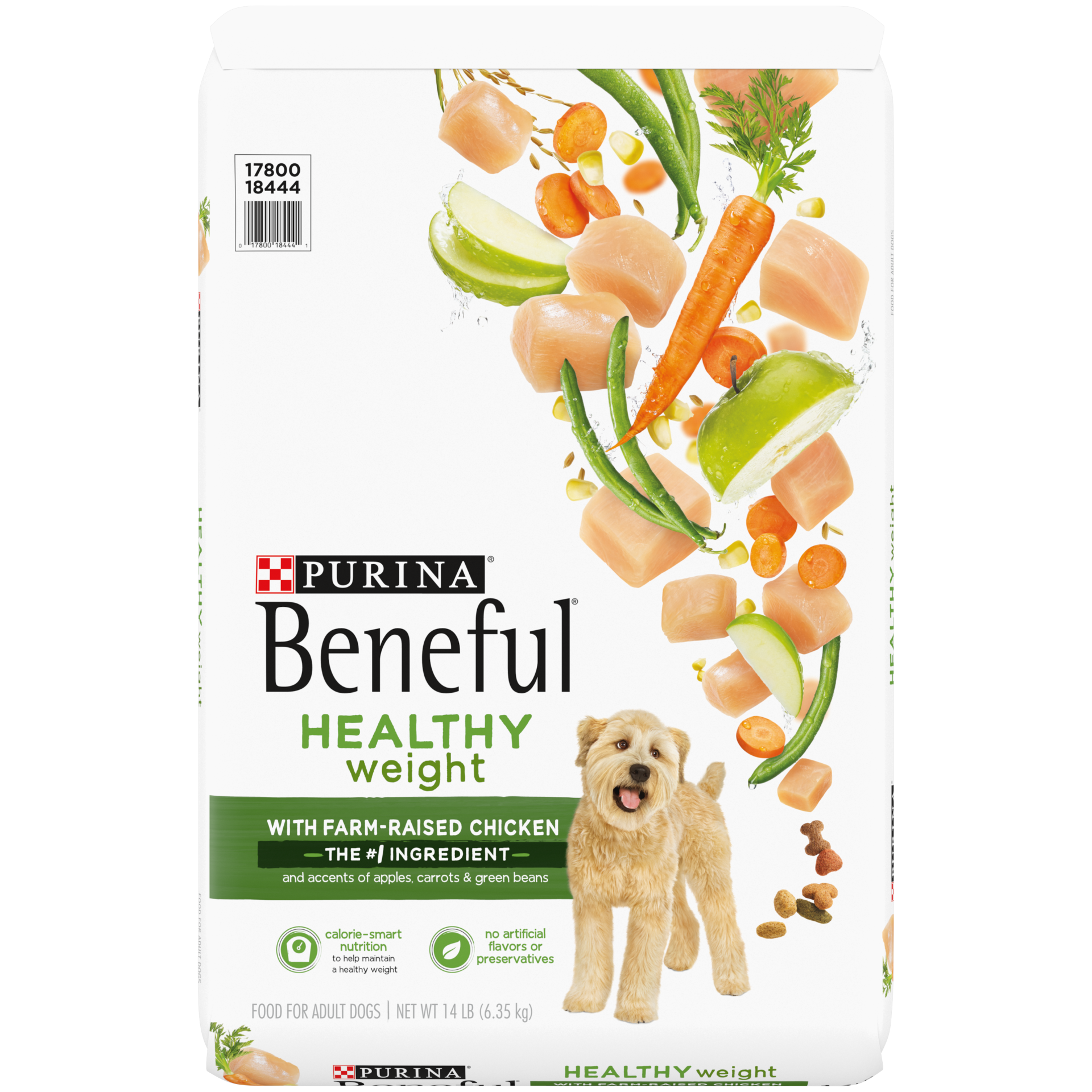 slide 1 of 12, Purina Beneful Healthy Weight Dry Dog Food, 15.5 lb