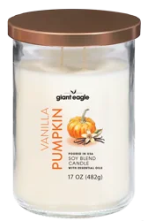 Giant Eagle Pumpkin Vanilla Candle