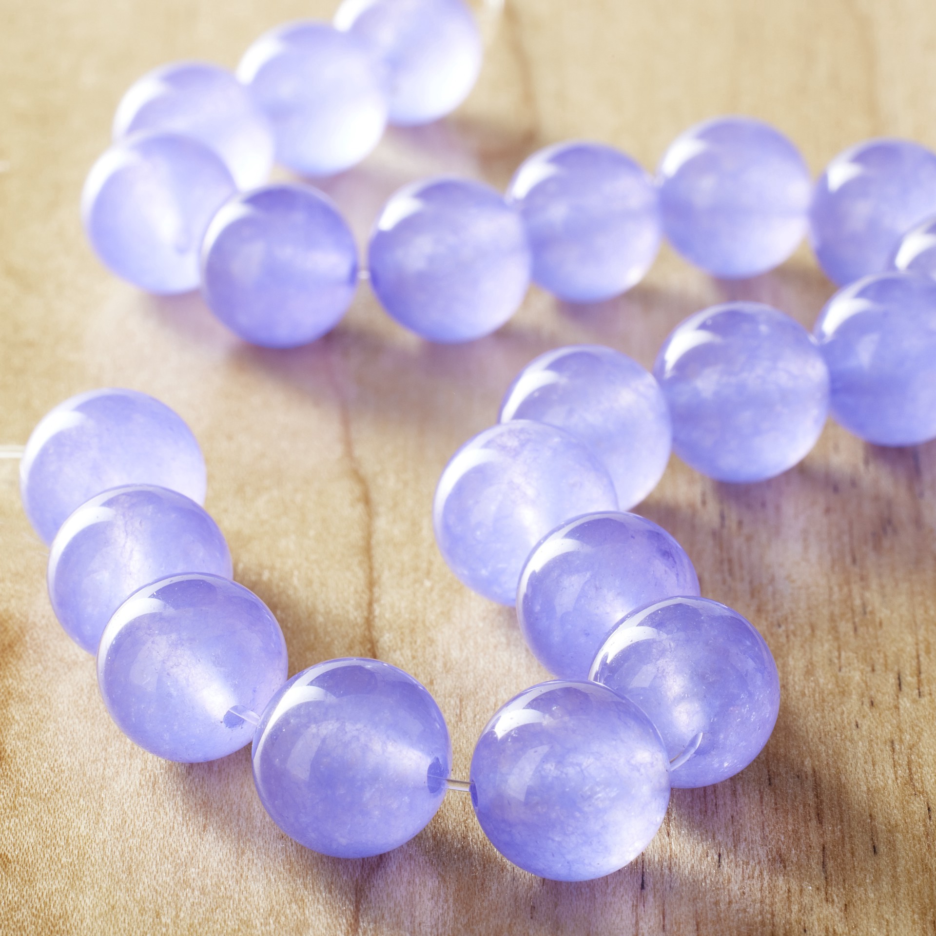 slide 3 of 3, Lavender Quartz Round Beads, 10mm By Bead Landing, 10mm