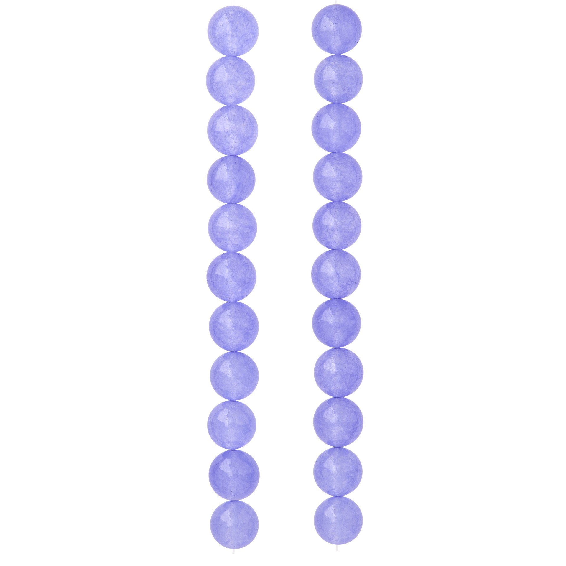 slide 2 of 3, Lavender Quartz Round Beads, 10mm By Bead Landing, 10mm