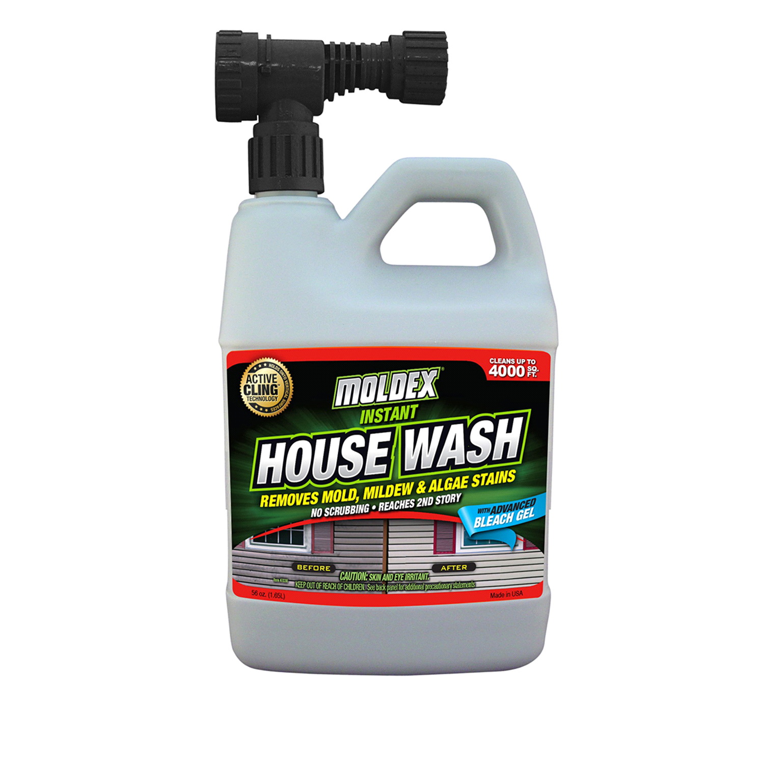 slide 1 of 2, Rustoleum Moldex Instant House Wash Hose End Sprayer - 7030, 56 oz